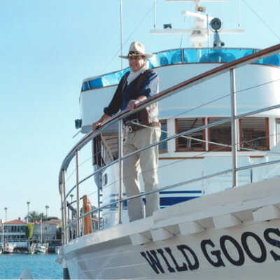 Ermal Williamson as John Wayne on the Wild Goose