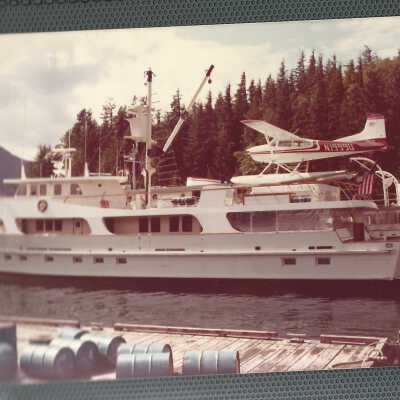 The Wild Goose with a Seaplane on Board