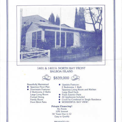 1401 North Bay Front - Real Estate Brochure