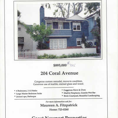 204 Coral Avenue Real Estate Brochure