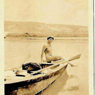 Helen in a Row Boat Photo