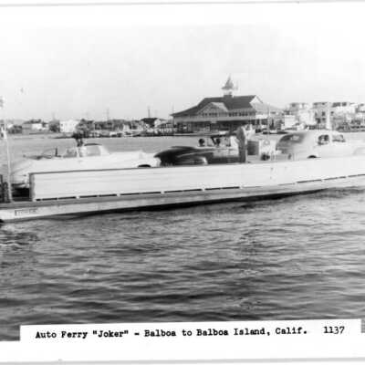 Auto Ferry "Joker" - Balboa to Balboa Island, Calif. 1137