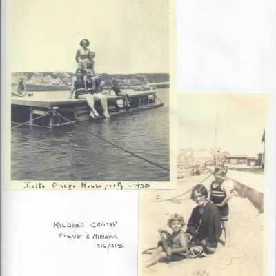Crosby Family, and Delta Omega House Party, 1930