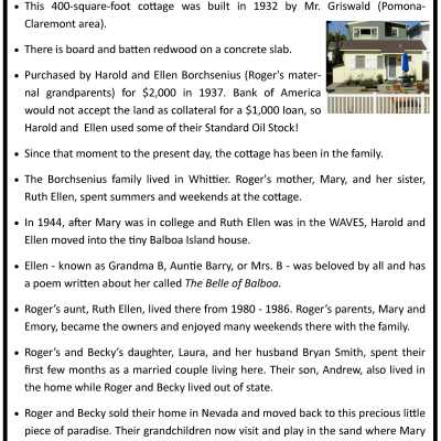 123 Crystal Avenue Info Chart