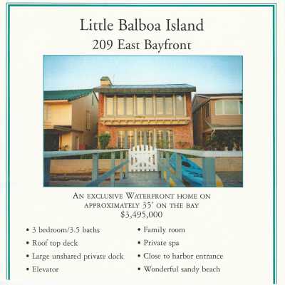 209 East Bayfront Real Estate Fliers