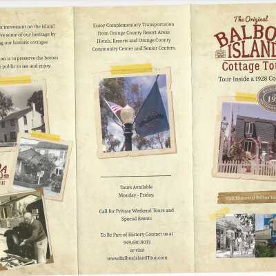 The Original Balboa Island Cottage Tour Brochure