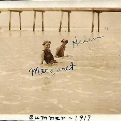 Margaret and Helen in the Water Photo