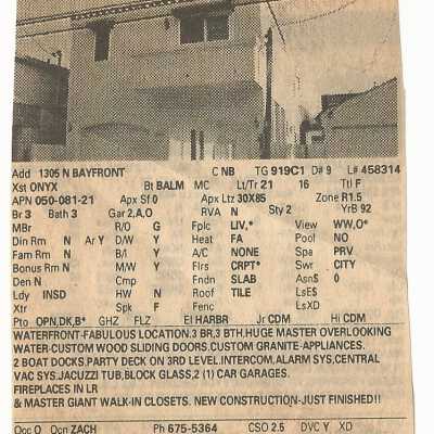 1305 N. Bayfront/ 21 Beacon Bay