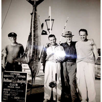 Harold Caldwell with Marlin