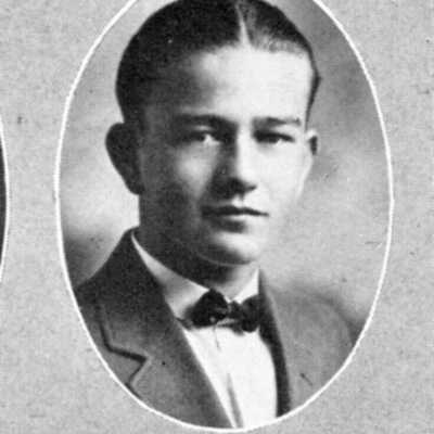John Wayne Highschool Yearbook Photo