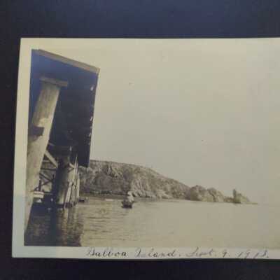 Corona del Mar Ferry Dock "Balboa Island, Sept. 9, 1913"