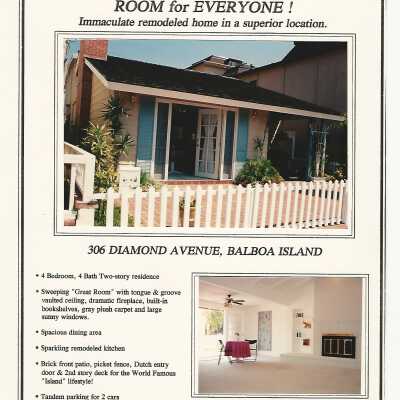 306 Diamond Avenue Real Estate Fliers