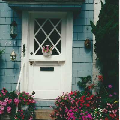 The door at 307 Abalone Avenue