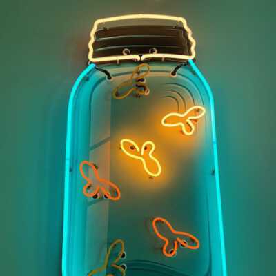 Fireflies in a Mason Jar
