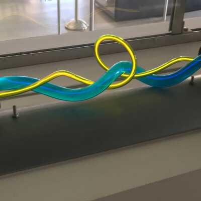 Untitled Coleman (blue and yellow small twist)