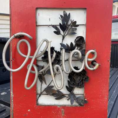 Motel Office Lantern