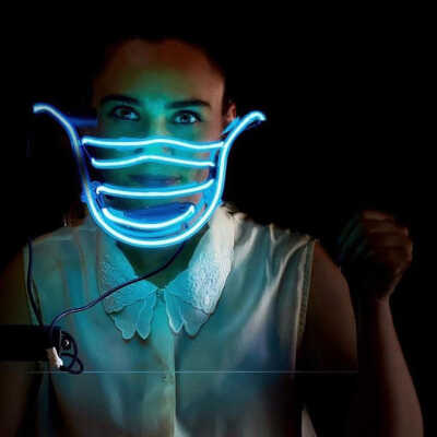 Neon Face Mask