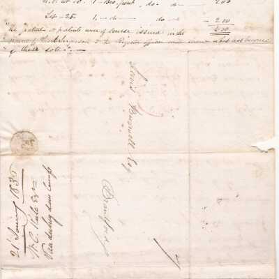 Letter and Cover