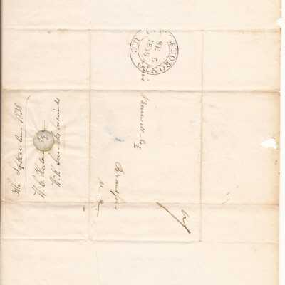 Letter and Cover