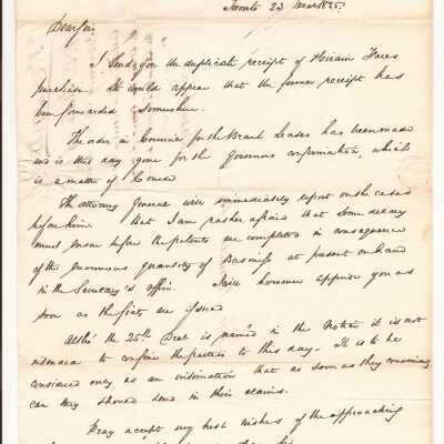 Letter and Cover