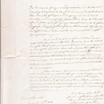 Letter and Cover
