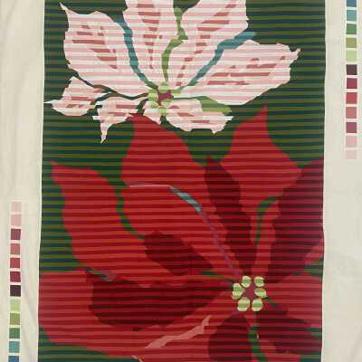 Calland Poinsettia Quilt Top