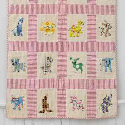 Animal Crib Quilt