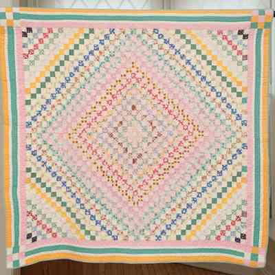 Trip Around the World Crib Quilt