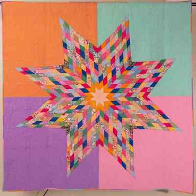 Sherbet Star Quilt