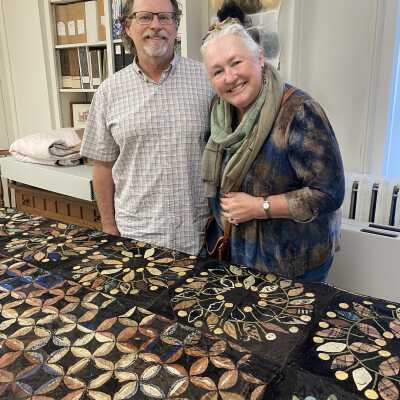 Descendant of quilt maker