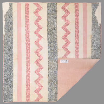 Strippy Baby Quilt Back