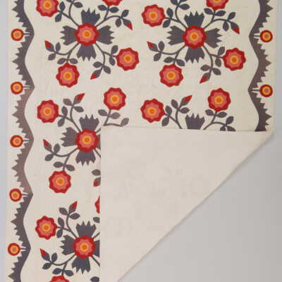 Tea Rose Variation Quilt Back