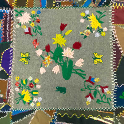 Wool center- close up