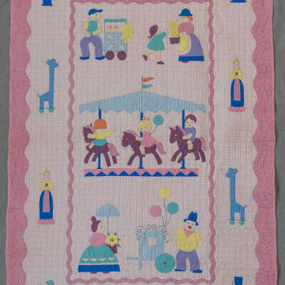 Carousel Crib Quilt
