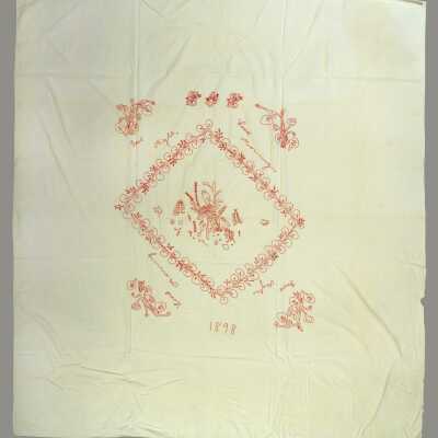 Redwork Spread and Shams