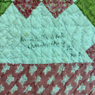 Signature, in ink: Harrietta M Stork, Chambersburg, PA No.3