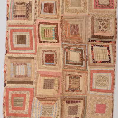 Log Cabin Crib Quilt