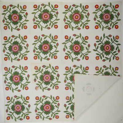 Democratic Rose Quilt Back