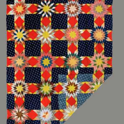 Ship's Wheel Quilt Back