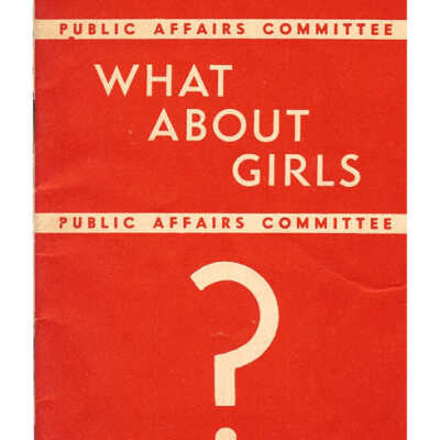 "What About Girls?" Booklet