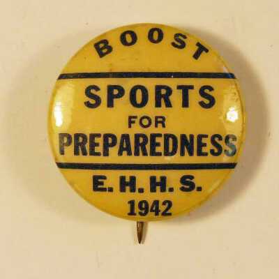 Sports for Preparedness Button Pin