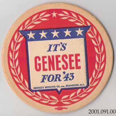 Genesee Brewing Company Coaster