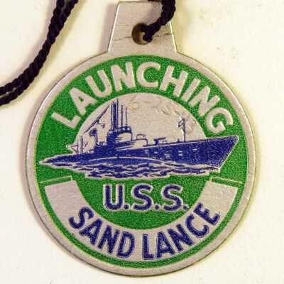 USS Sand Lance Launch Tag