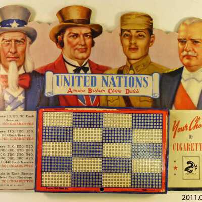 United Nations Cigarette Display