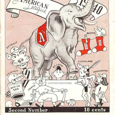 Philadelphia Athletics Official Scorecard