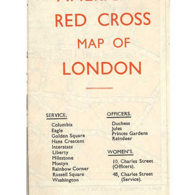 American Red Cross Map of London