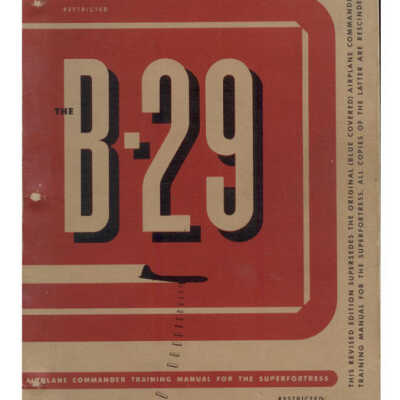 "The B-29" Training Manual
