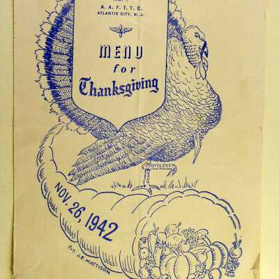 Thanksgiving Menu - AAFTTC Atlantic City, NJ