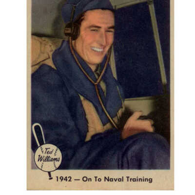 Ted Williams Baseball Card