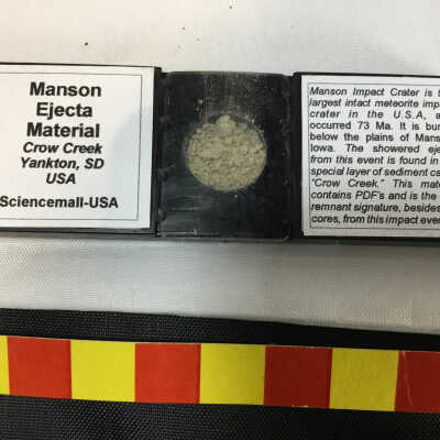 Manson Ejecta Material